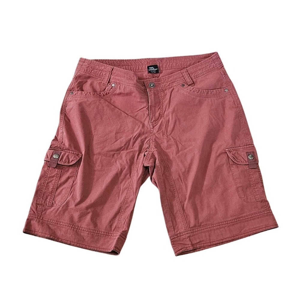 Kuhl Red Splash 11" Cargo Shorts Women Size 12 Outdoors Camp Hike Fishing Travel